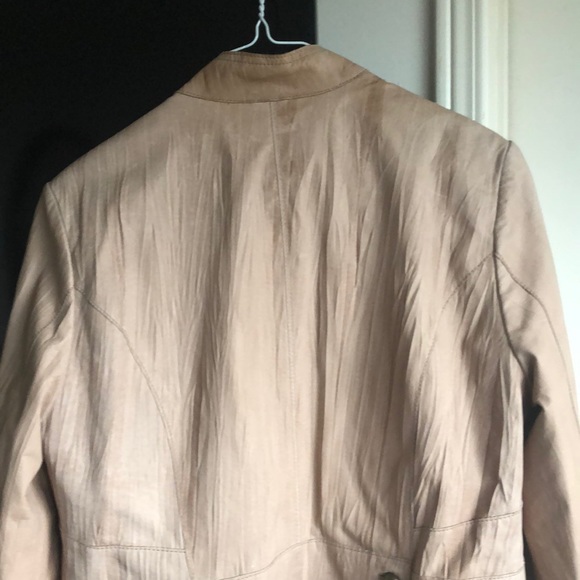 Alice Blue Leather Jacket - Picture 3 of 8